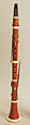 Clarinet in E-flat, William Whiteley American, Wood, ivory, brass, reed, American