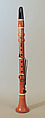 Clarinet in E-flat, Ferdinand Zogbaum  American, Boxwood, brass, ivory, rosewood, American