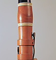 Clarinet in E-flat, Ferdinand Zogbaum, Boxwood, brass, ivory, rosewood, American