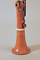 Clarinet in E-flat, Ferdinand Zogbaum, Boxwood, brass, ivory, rosewood, American