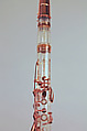 Clarinet in B-flat, Buffet, Crampon &amp; Cie. (founded 1859) (mouthpiece), Plastic, metal, French