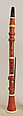 Clarinet in C, John R. Nickels  American, Boxwood, brass, ivory, American