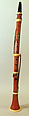 Clarinet in B-flat, Clementi & Co.  British, Boxwood, ivory, brass, British