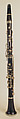 Clarinet in B-flat, Hawkes & Son  British, Ebonite, nickel-silver, British