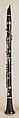 Clarinet in B-flat, Hawkes &amp; Son, Ebonite, nickel-silver, British