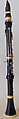 Clarinet in C, Graves &amp; Company, Grenadilla, ivory, silver, American