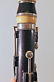 Clarinet in C, Graves &amp; Company, Grenadilla, ivory, silver, American
