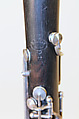 Clarinet in A, Oskar Oehler (German, Annaberg, Erzgebirge 1858–1936 Berlin), African blackwood, nickel-silver, German