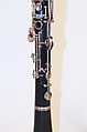 Clarinet in A, Oskar Oehler (German, Annaberg, Erzgebirge 1858–1936 Berlin), African blackwood, nickel-silver, German