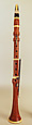 Clarinet in C, Unknown , France, Boxwood, ebony, silver, ivory, French