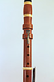 Clarinet in C, Unknown  , France, Boxwood, ebony, silver, ivory, French