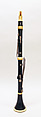 Clarinet in D, Astor & Co. (1778–1831), Ebony, ivory, sterling silver, British