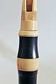 Clarinet in D, Astor & Co. (1778–1831), Ebony, ivory, sterling silver, British