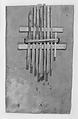Zanze, Wood, probably Cameroonian
