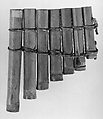Panpipes, Cane or bamboo, twine, American