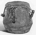 Drum, Wood, hide, Ghanaian?