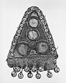 Guard Rattle with Bells, Cloth, leather, glass, shell, Syrian