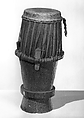 Drum, Wood, hide, Possibly Wutu