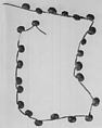 Strap of Bells, Metal, cord, African