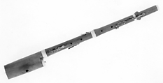 Transverse Flute in A, Wigley & McGregor, Wood, silver, ivory, British