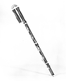 Transverse Flute in C, Wood, brass, ivory, French