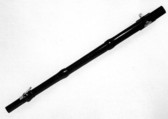 Flute in D, wood, ivory, brass, British