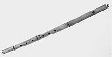 Transverse Flute, Wood, metal, probably Iranian