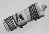 Sk-A'Na (stopped pipe), Bone, wood, dried root or tendril, Native American (Northwest Coast)