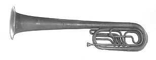 Tuba in E-flat, Brass, nickel-silver, American