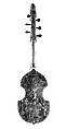 Small Tenor Viol, wood, bone, French