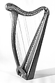 Portable Harp, Louis Joseph Domeny, Wood, various materials, French