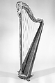 Pedal Harp, Wood, various materials, French