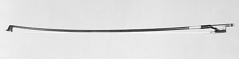 Violin Bow, Francois Nicolas Voirin French, Pernambuco, silver, ivory, ebony, silver, horsehair, French