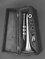Rotary Valve Cornet, Isaac Fiske (American, Holden, Massachusetts 1820–1894 Worcester), Nickel silver, American