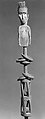 Pipe Tamper with rattling elements, Wood, Native American (Northern Plains)