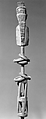 Pipe Tamper with rattling elements, Wood, Native American (Northern Plains)
