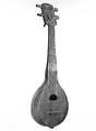 Mandolin, Gourd, wood, copper, American