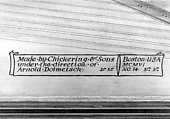 Virginal, Arnold Dolmetsch (French, born Le Mans, France 1858–1940 Haslemere, Surrey, England)  , Chickering & Sons, Wood, brass, ebony, ivory, American