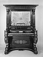 Upright Piano, Loud & Brothers (American), Rosewood veneer, bird's eye maple veneer, iron, brass, ivory, ebony, fabric,, American