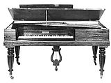 Square Piano, Jonas Chickering (American, Mason Village, New Hampshire 1798–1853 Boston), Wood, various materials, American
