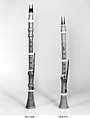 Clarinet in B-flat, Graves &amp; Company, Boxwood, ebonite, ivory, brass, American