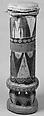 Mbejn, Wood, hide, polychrome, Fang people