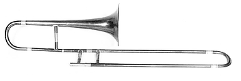 Tenor Slide Trombone, C. A. Zoebisch &amp; Sons, New York, Brass, nickel-silver, American