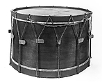 Bass Drum, John G. Pike  American, Wood, parchment, leather, metal, American