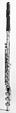 Transverse Flute, Alfred G. Badger  American, Silver, ebonite, American