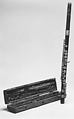 Transverse Flute, William R. Meinell  German, Wood, nickel-silver, American