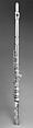Transverse Flute, George W. Haynes  American, Silver, gold, American