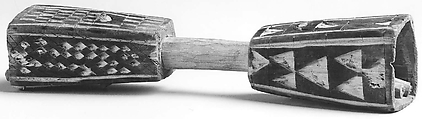 Double Bell, Wood, Gabonese