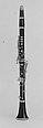 Clarinet in B-flat, Thibouville Freres, Ebonite, nickel-silver, French