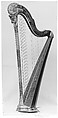 Pedal Harp, Renault & Chatelain, Wood, various materials, French